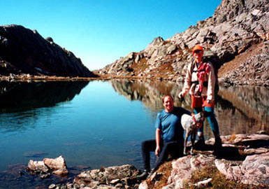 Gerry and Jennifer in Colorado's Gore Range