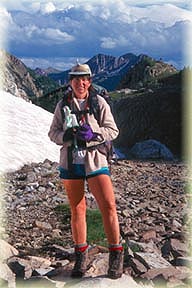 Photo of Jennifer Roach in Colorado's Lead King Basin