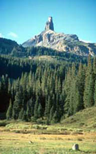 Photo of Colorado's Lizard Head Peak from the south