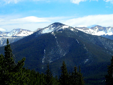 Radial Mountain from the west