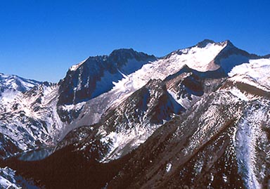 The Snowmass massif from the northeast