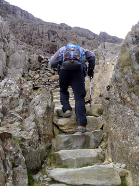 Welcome to Wales! This was our stairway to Snowdon