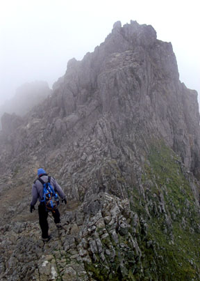 The Crib Goch Route crosses several summits, and we eagerly aqnticipated each new challenge
