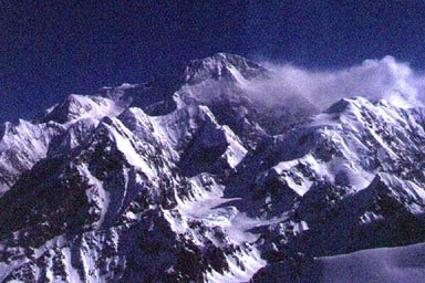 Denali as seen from near Hunter's West Ridge