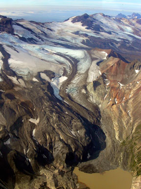 Mount Mageik's northwest glacier