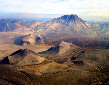Mount Griggs presiding over the upper reaches of the Valley of Ten Thousand Smokes