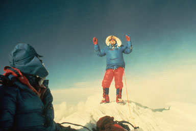 Gerry on top of Everest on May 7th, 1983